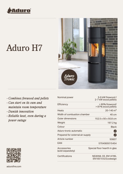 De nieuwe hybride kachel van Aduro